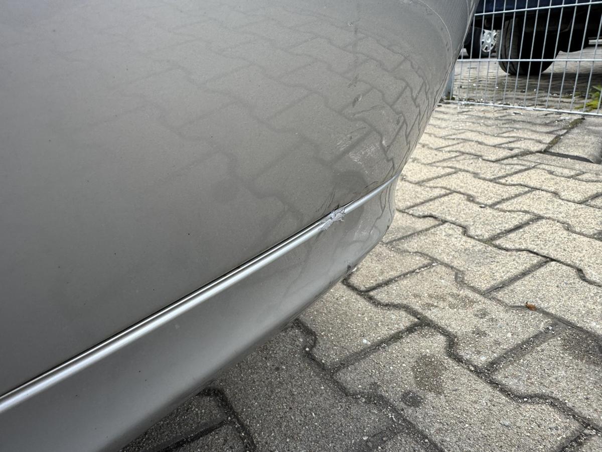 Mercedes E Klasse S211 original Sto&szlig;stange Stossf&auml;nger hinten 744 Brillantsilber T-Modell Bj.2005